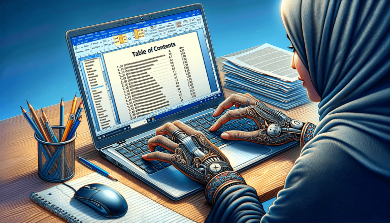 How to Insert a Table of Contents in Word Document