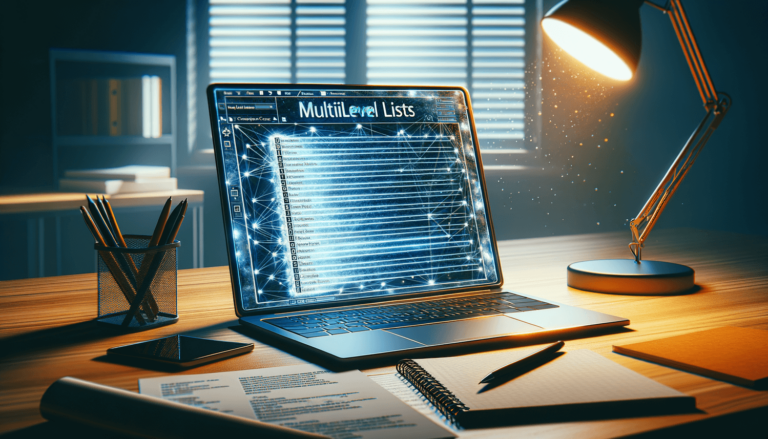 How to Create Multilevel Lists in Word