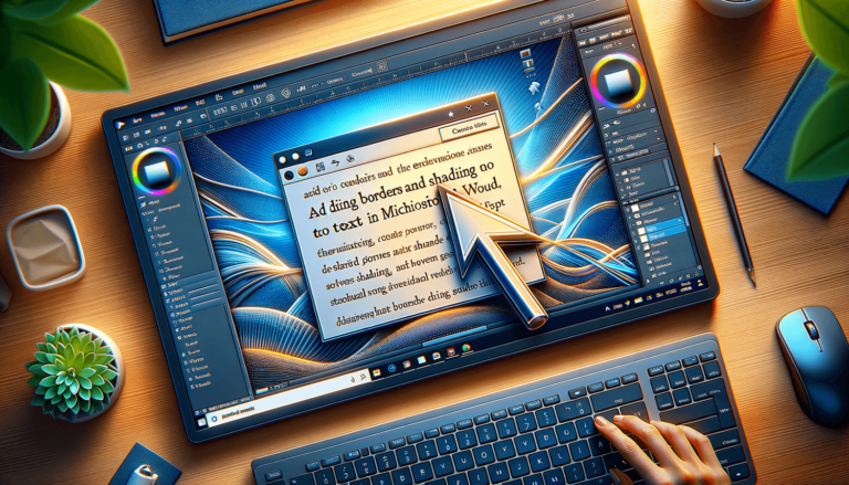 How to Add Borders and Shading to Text in Word